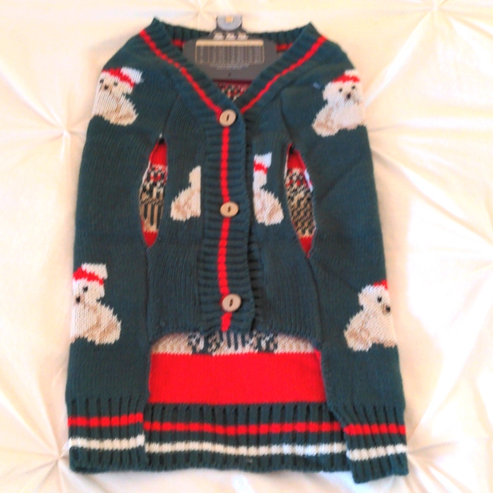 Friends Forever Dog Holiday Sweater